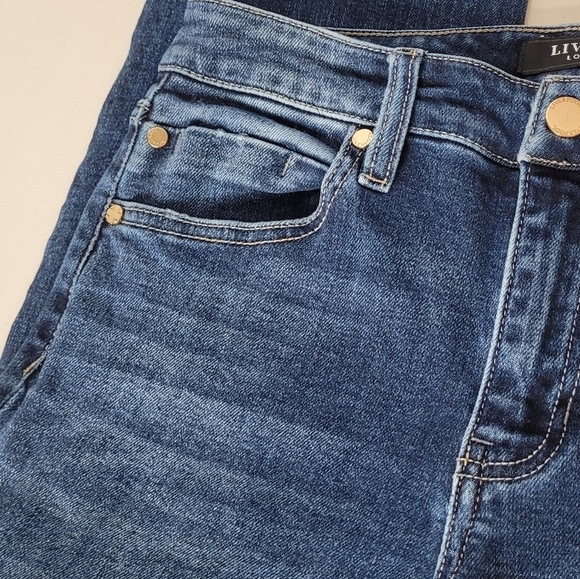 Liverpoole The Girlfriend Slim-Fit Mid-Rise Jeans - Size 4/27 - Picture 5 of 15